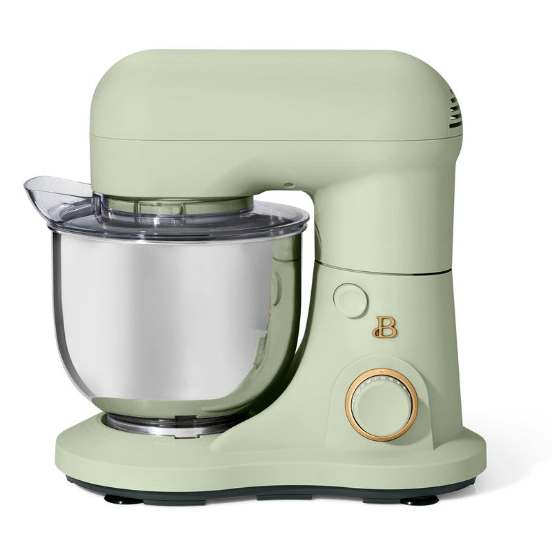 3.5 Qt Stand Mixer Sage Green w/ Flat Beater Dough Hook & Whisk0