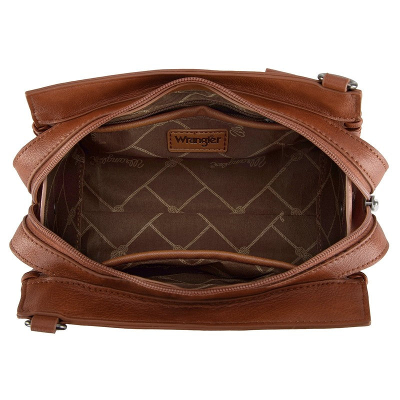 Wrangler Purses for Women Carry All Handbags Small Crossbody Purses with Zipper,4