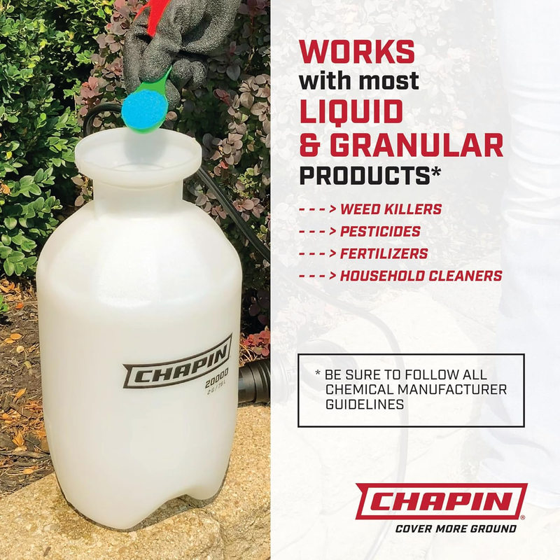 USA 22000 1 Gallon Pump Sprayer 2 Pack Hand Pressurized Lawn Garden Translucent2