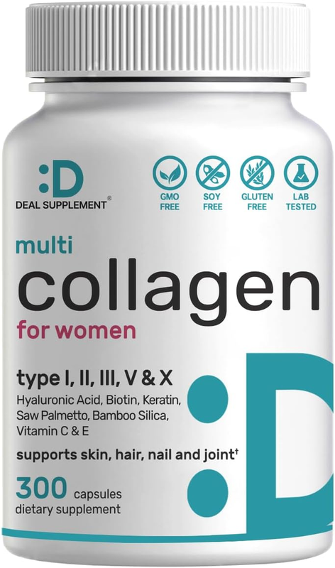 Hydrolyzed Collagen Peptides – 11 in 1 Formula with Biotin, 300 Capsules10