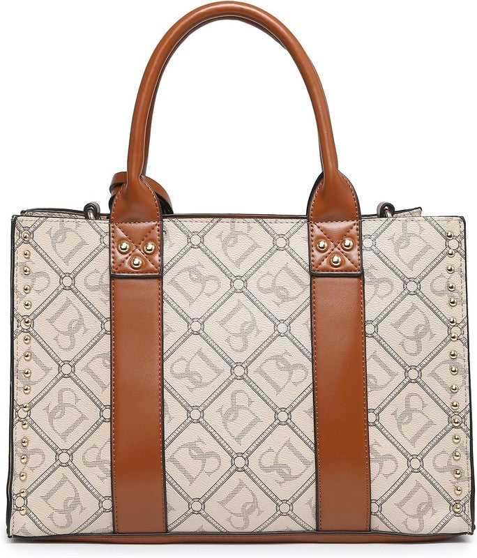 3Pc Women’s Handbag Set Tote Satchel Shoulder Top Handle Purse Wallet3