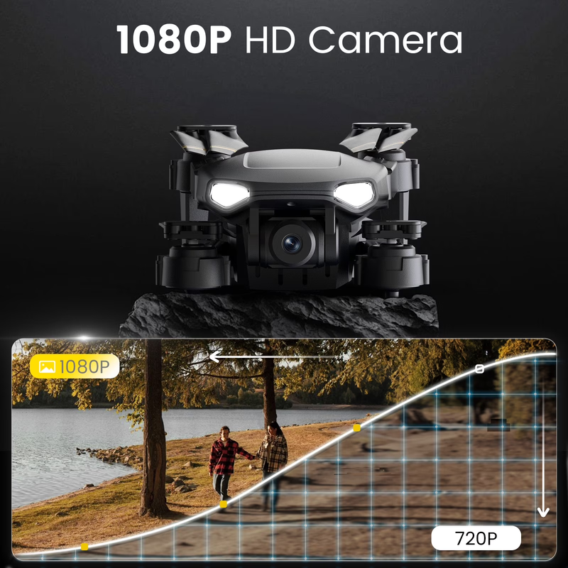 Drone for Kids Adults,  WF11 1080P HD Camera Drones with FPV Transmission Mini F4