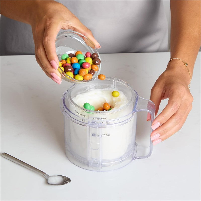 Perfect Pint Ice Cream Maker – Homemade Frozen Dessert Machine for Gelato,10