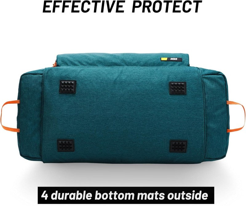 60L Large Gym Duffle Bag w/ Shoe Compartment Lightweight Sports Travel Olive3