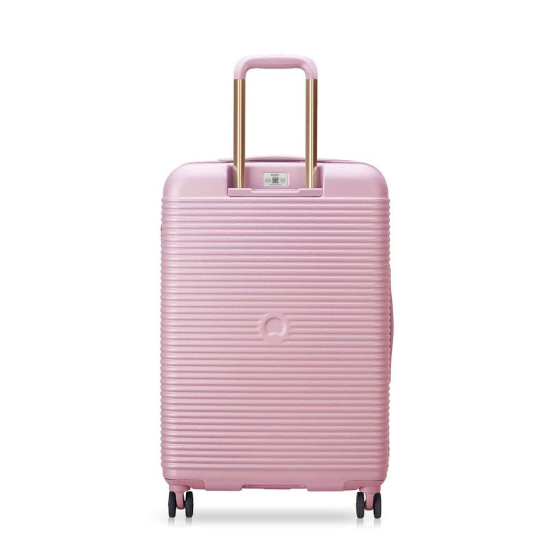 Freestyle 24" Medium Checked Expandable Spinner Luggage, Peony4