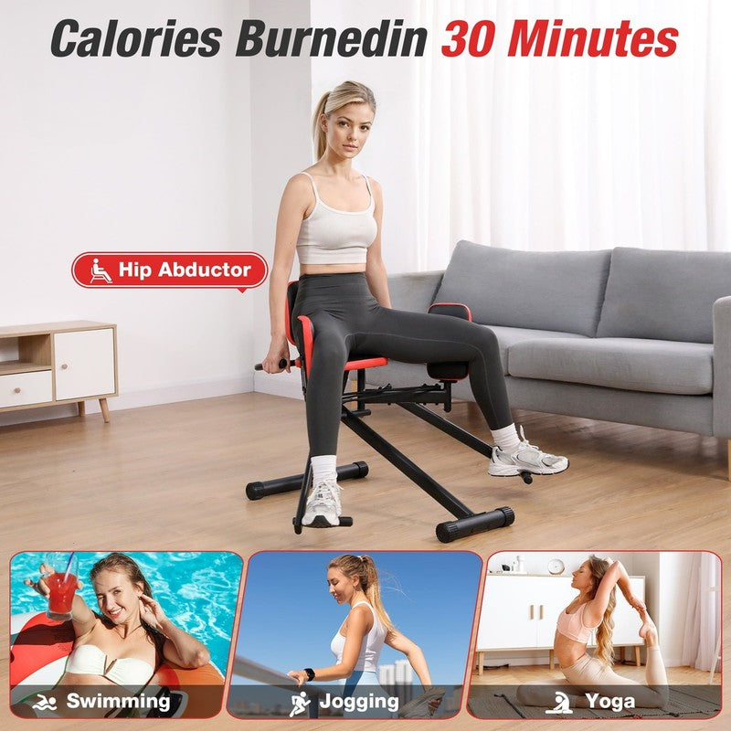 Hip Abductor Machine for Home Gym | Glute & Thigh Exercise Equipment, Outer Thig6