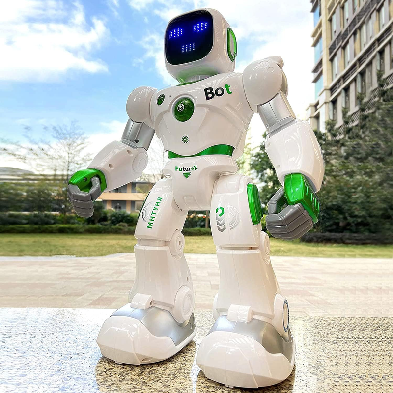Green Programmable RC Robot Toy for Kids STEM Remote Control Educational10