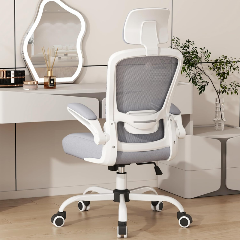Office Chair, High Back Ergonomic Desk Chair with Adjustable Lumbar Support and 9