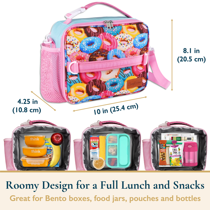 Lunch Bag for Kids – Insulated Lunch Box for Girls and Boys, Cute Reusable Coole2