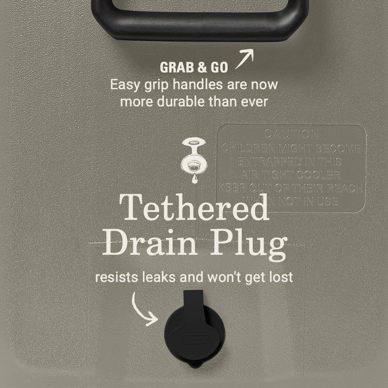 316 Series 120QT Hard Chest Cooler, Silver Ash2