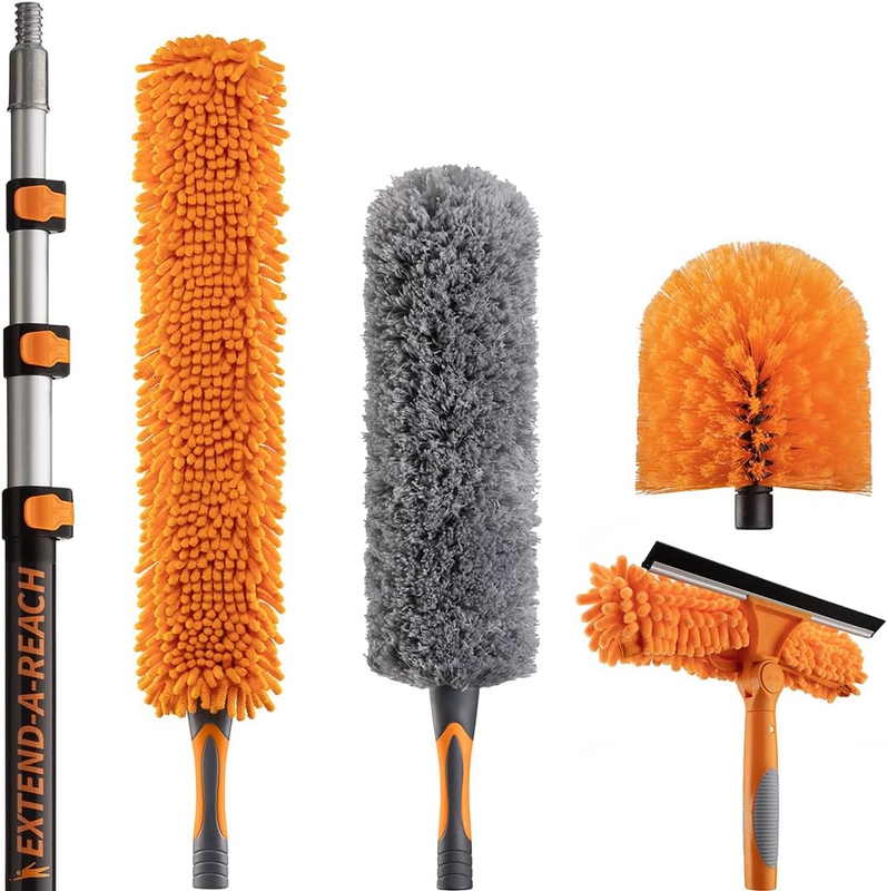 20ft High Reach Duster Kit with Telescopic Pole for Dusting & Cleaning9