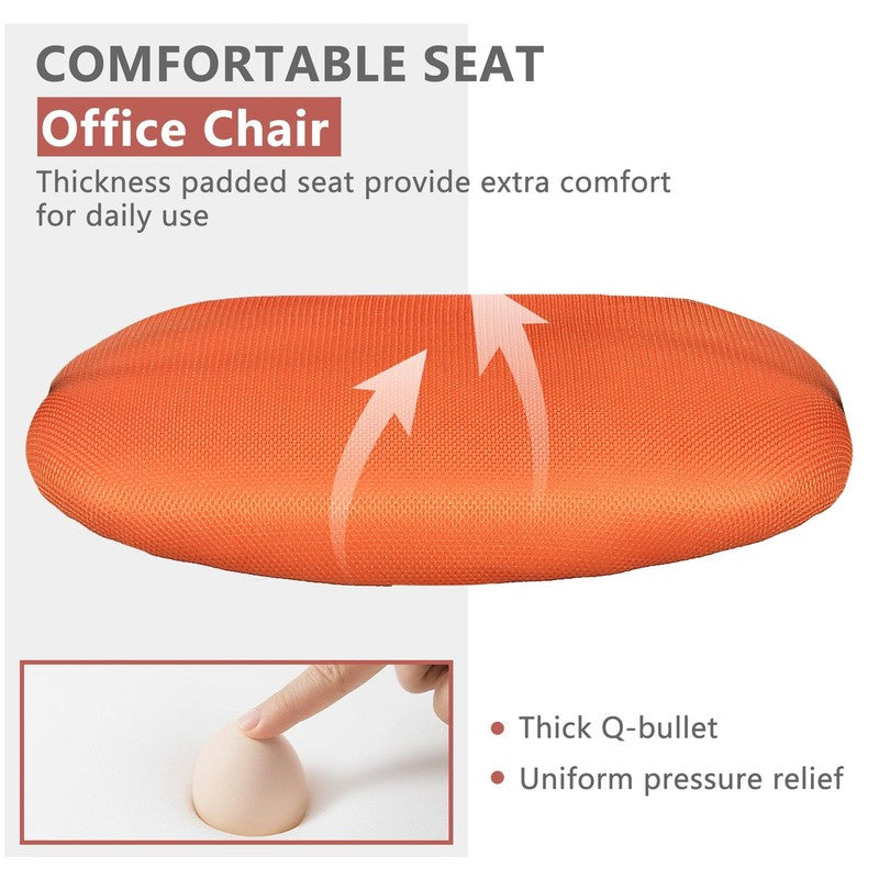 Ergonomic Office Chair, Lumbar Support, Adjustable Height with Armrests for Adul6