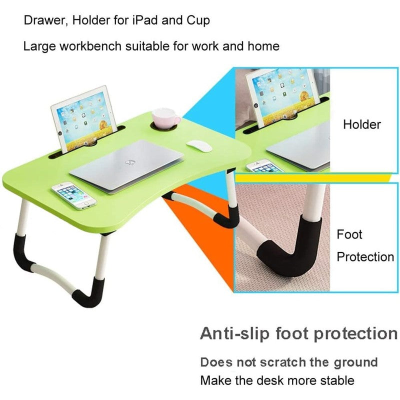 Laptop Desk Foldable Bed Tray Table Stand for Bed/Sofa Couch Floor Green2
