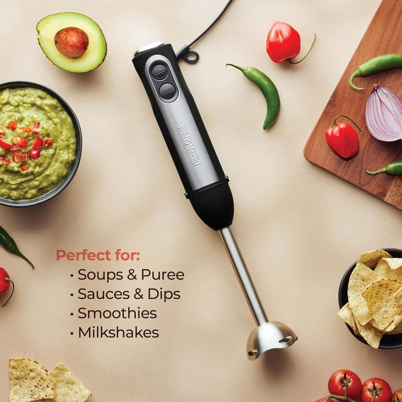 Powerful Immersion Blender, Electric Hand Blender 500 Watt with Turbo Mode, Deta2
