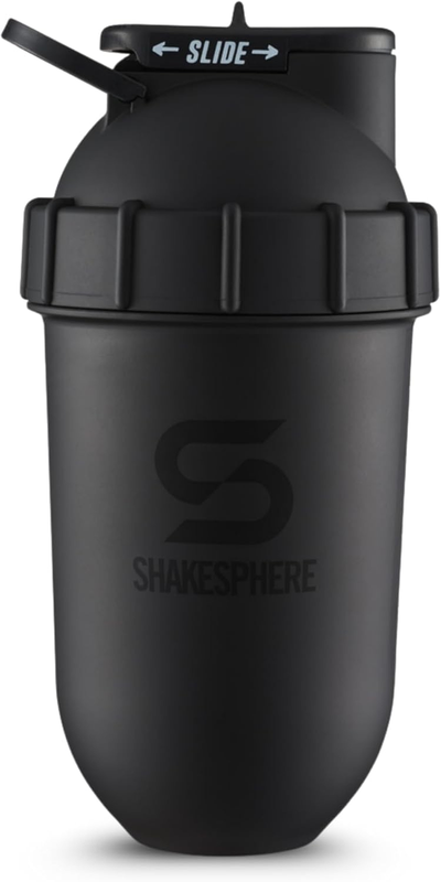 24oz Protein Shaker Bottle – Leakproof No Blade Mixer Cup, BPA Free, Matte Black10