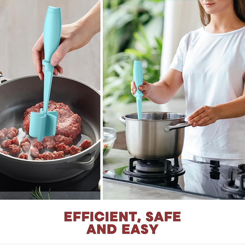 Meat Chopper Hamburger Grinder Ground Beef Turkey Smasher Kitchen Tool5
