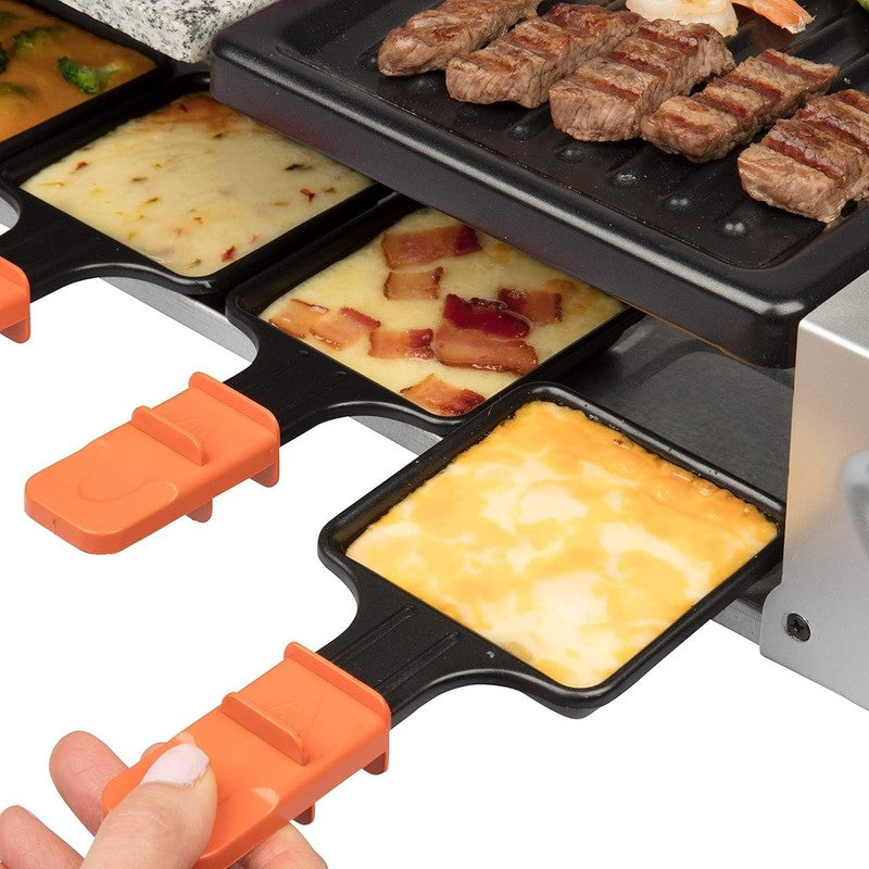 Electric Raclette Table Grill Smokeless Korean BBQ 8 Person Nonstick7