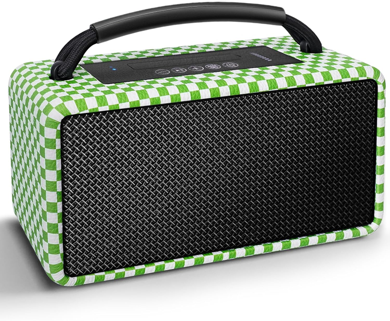 80W Portable Bluetooth Speaker 20H Playtime Subwoofer TWS Green0