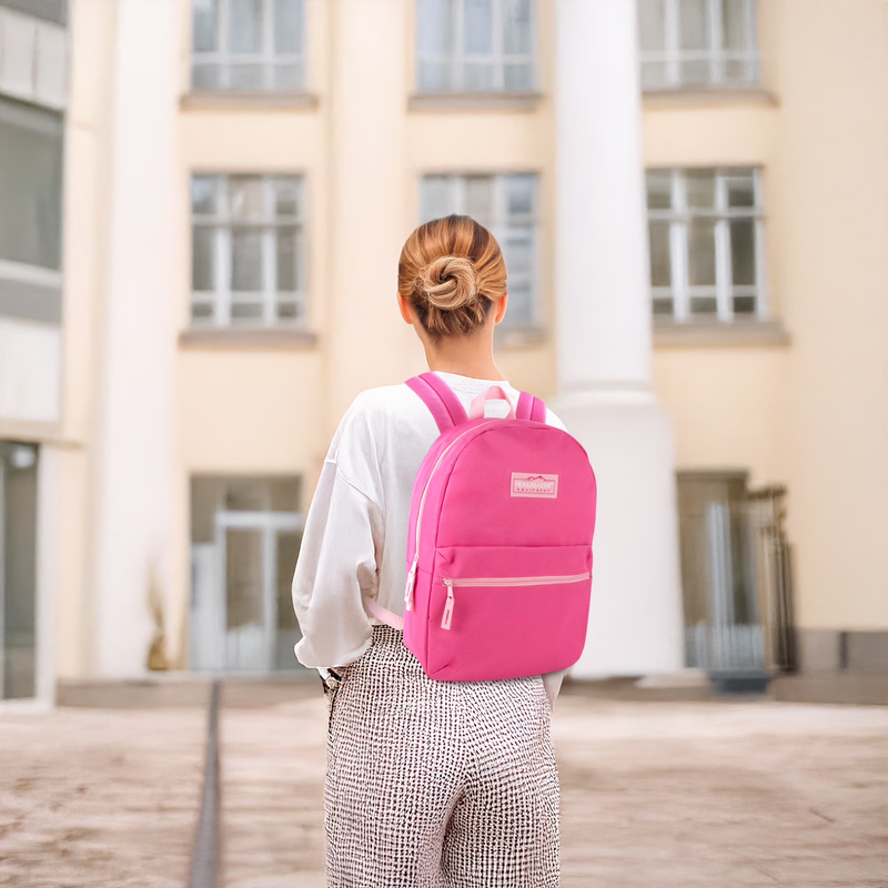 17 Inch Classic Backpack Pink School Travel Work Gym Bookbag5