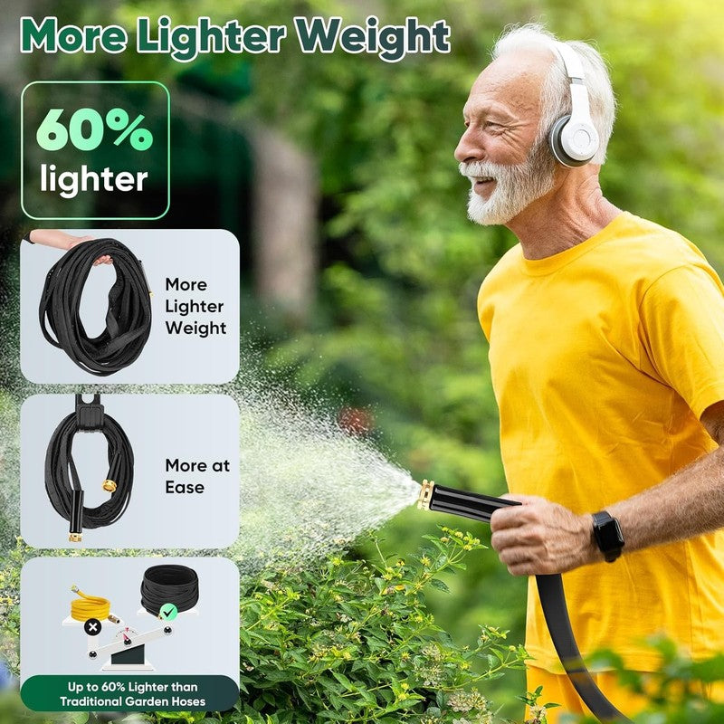 50Ft Lightweight Garden Hose   Leak Proof, Flexible, Durable, Portable Design2