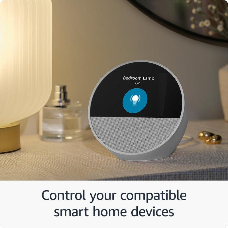 Echo Spot Smart Alarm Clock with Alexa - Perfect for Nightstands & Offices5