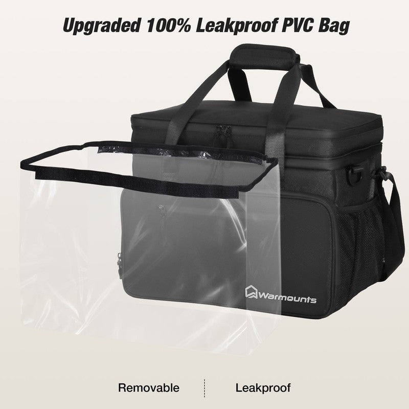 Leakproof 2 in 1 Soft Cooler Bag for 48 Cans   Perfect for Camping & Beach4