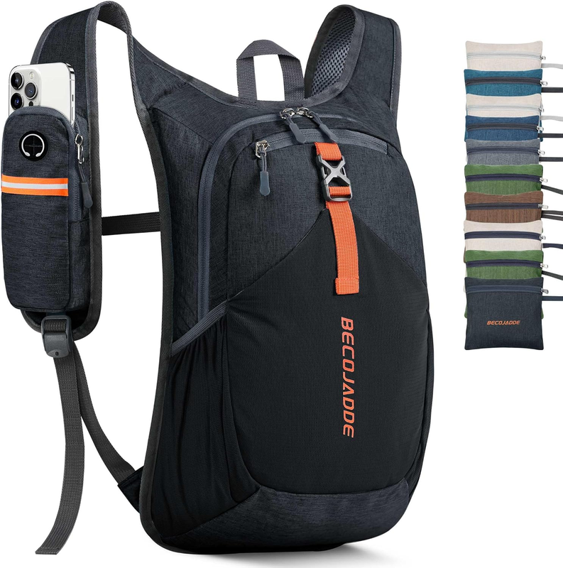 15L Small Hiking Backpack for Men Women Foldable Packable Back Pack Ultralight H10