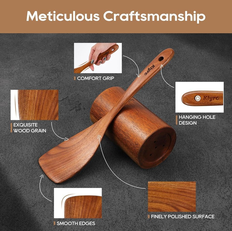 Kitchen Utensils Set, 7 Piece Premium Cooking Utensils Set, Durable Non-Stick Wo2