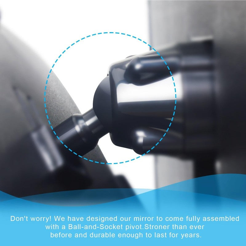 Baby Car Mirror – Shatterproof Safety Seat Mirror for Rear Facing Infants2