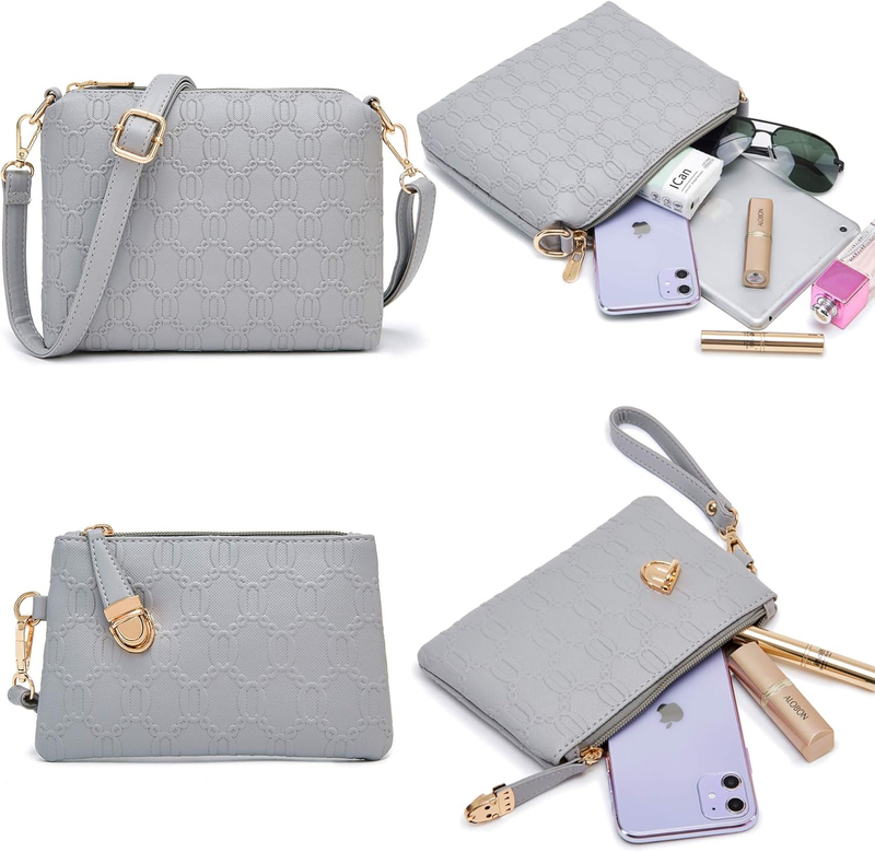Women Fashion Handbag Set 4PCS Tote Shoulder Top Handle Satchel Purse5