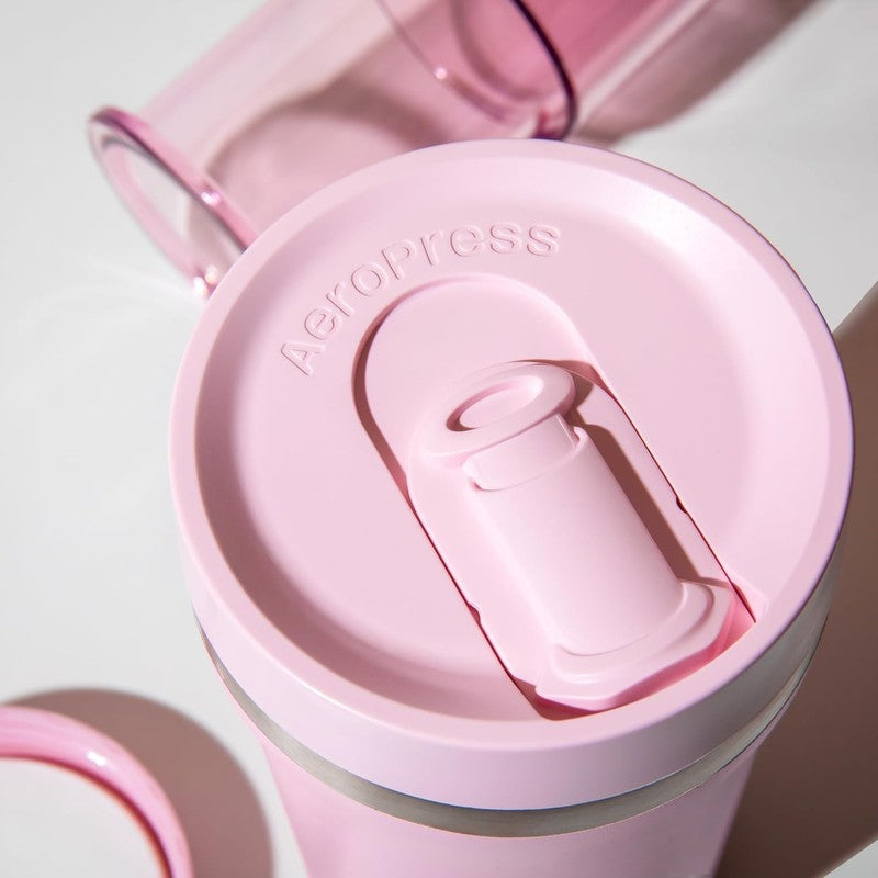 Go Plus Portable Coffee Maker French Press Pour Over Espresso Travel Pink4