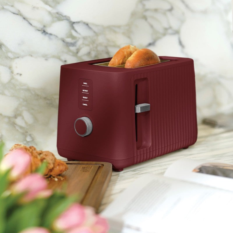 2-Slice Toaster, Extra-Wide Slots with Removable Crumb Tray, Cabernet Red9