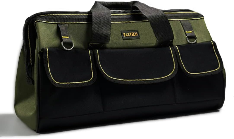 20" Wide Mouth Tool Bag Waterproof Organizer Tote Adjustable Strap No Bottom9