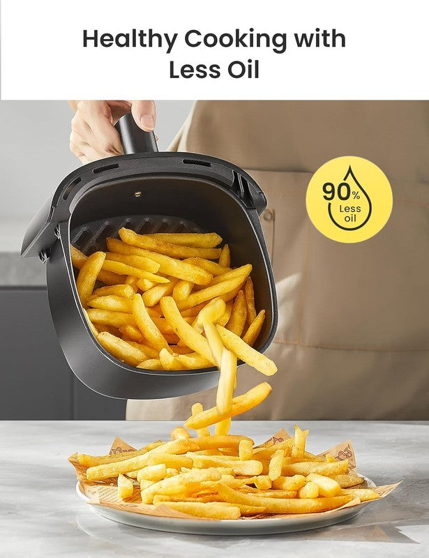 2.1QT Compact Air Fryer 12 Menu Options Adjustable Timer Nonstick Basket1