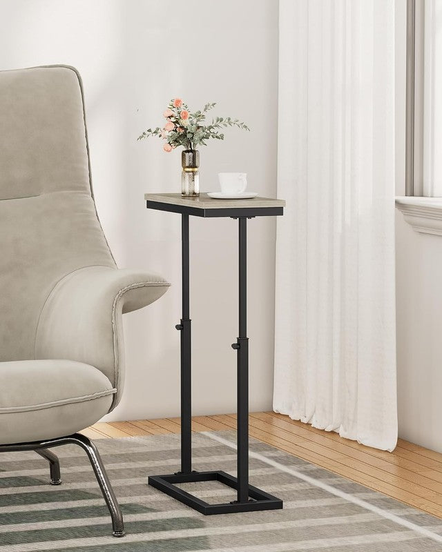 Greige End Table Side Sofa Table Tall Couch Table Living Room Bedroom5