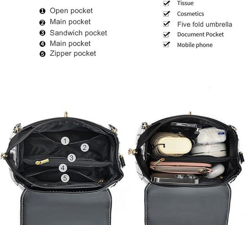 Women Small Crossbody Bag Plaid Shoulder Purse Lightweight Satchel1