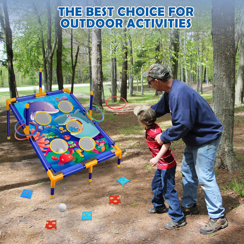 Animal Bean Bag Toss Game Kids Outdoor Party Toy Birthday Christmas Gift4