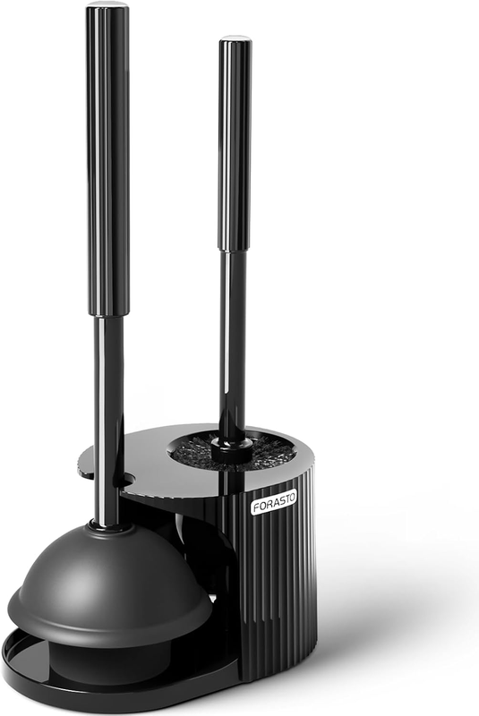 2 in 1 Toilet Plunger & Brush Set with Extended Handle for Easy Cleaning10