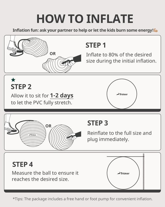 Exercise Ball for Yoga, Pilates & Fitness – Stability Ball Equipment for Home Gy8