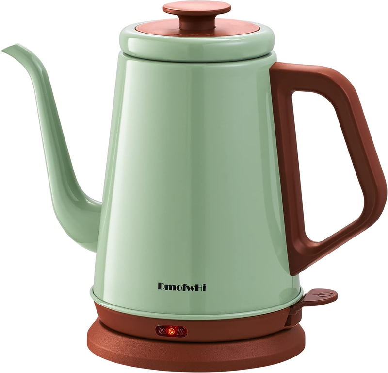 Gooseneck Electric Kettle 1L Stainless Steel BPA Free Pour Over Coffee Green7