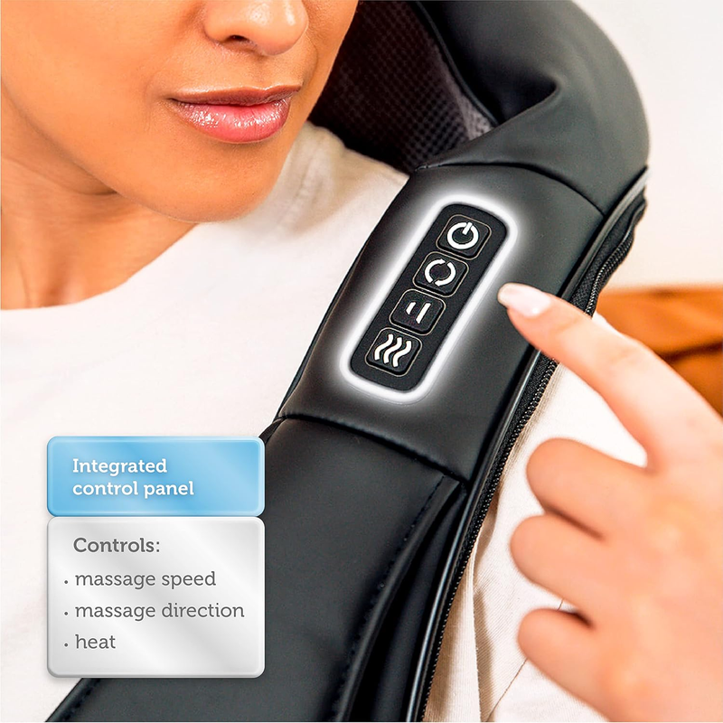 Shiatsu Neck Shoulder Massager w/ Heat Deep Kneading Back Massage Pillow5
