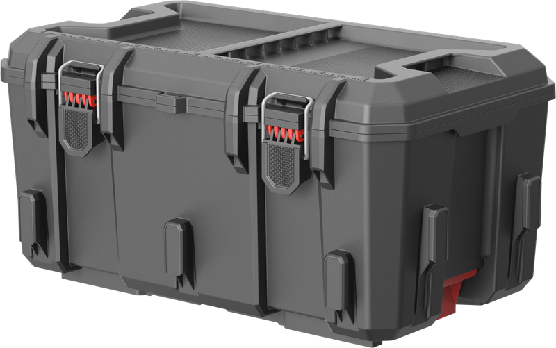 Hyper Stack Heavy Duty 3 Piece Modular Rolling Toolbox System Black7