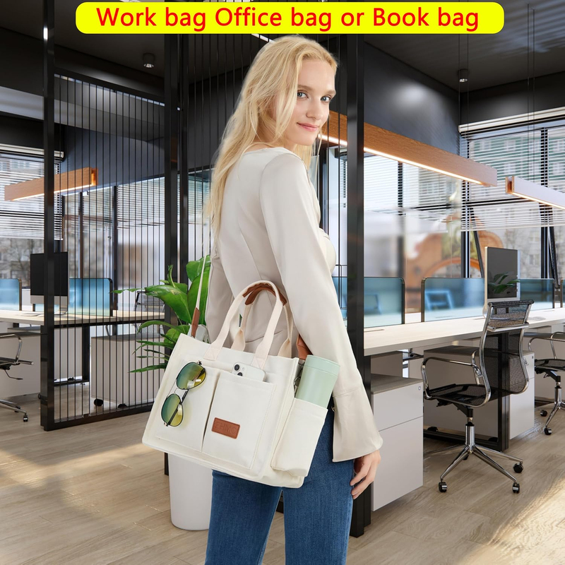 Canvas Tote Bag for Women,Women'S Bags Crossbody Bags Work Laptop Tote Bag Large5