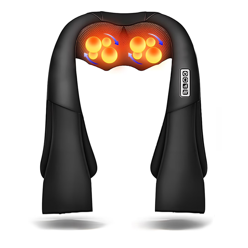 Shiatsu Neck Shoulder Back Massager w/ Heat, Deep Tissue Kneading Pillow   Black8