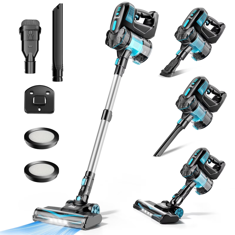 Cordless Vacuum Cleaners, 6-In-1 Lightweight Stick Vacuum for Hardwood Floor Car0