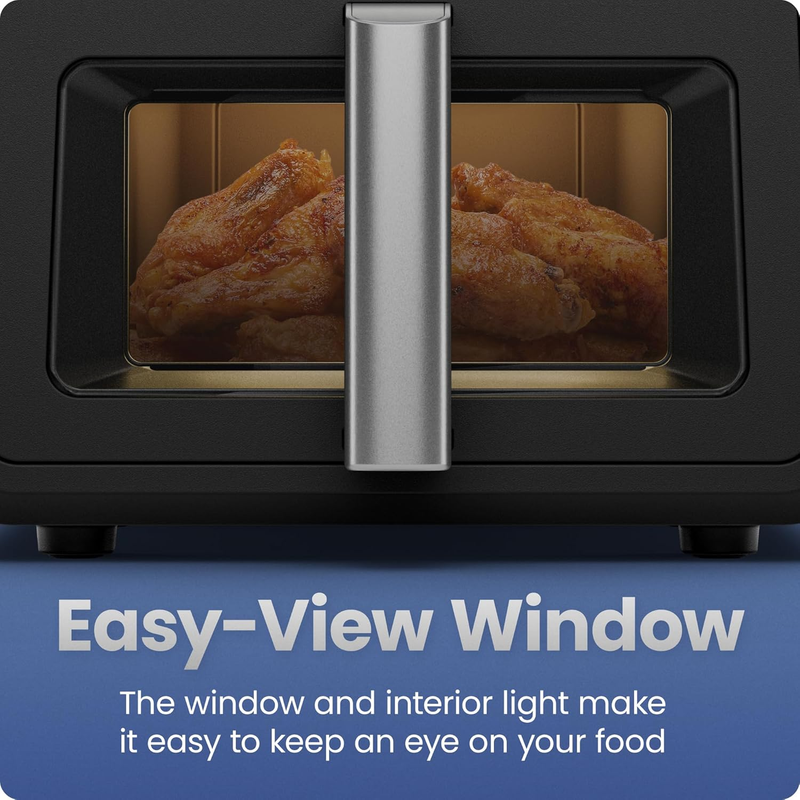 9Qt TurboFry 7 in 1 Air Fryer XL Basket Bake Broil Reheat Dehydrate7