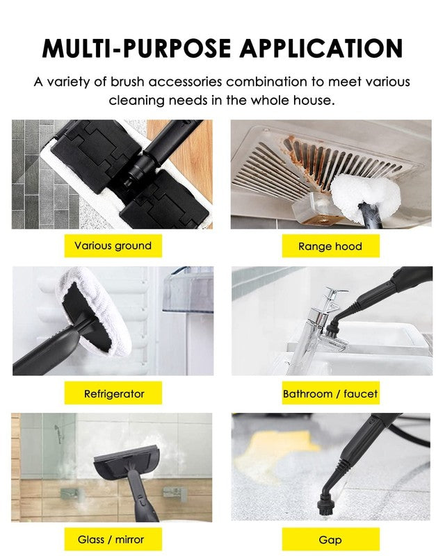 1500W Steam Mop Multi-Purpose Handheld Steam Cleaner with Accessories for Home5