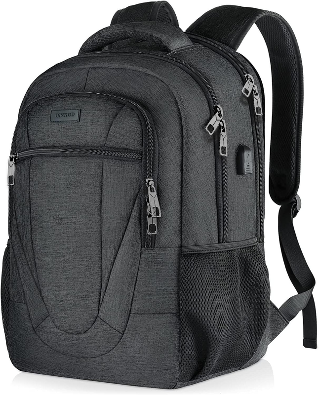 17" Travel Laptop Backpack Extra Large Water-Resistant USB Charging Black10