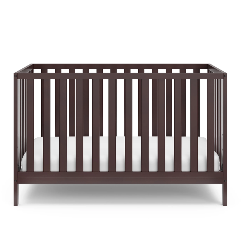 Sunset 4-In-1 Convertible Baby Crib, Espresso2
