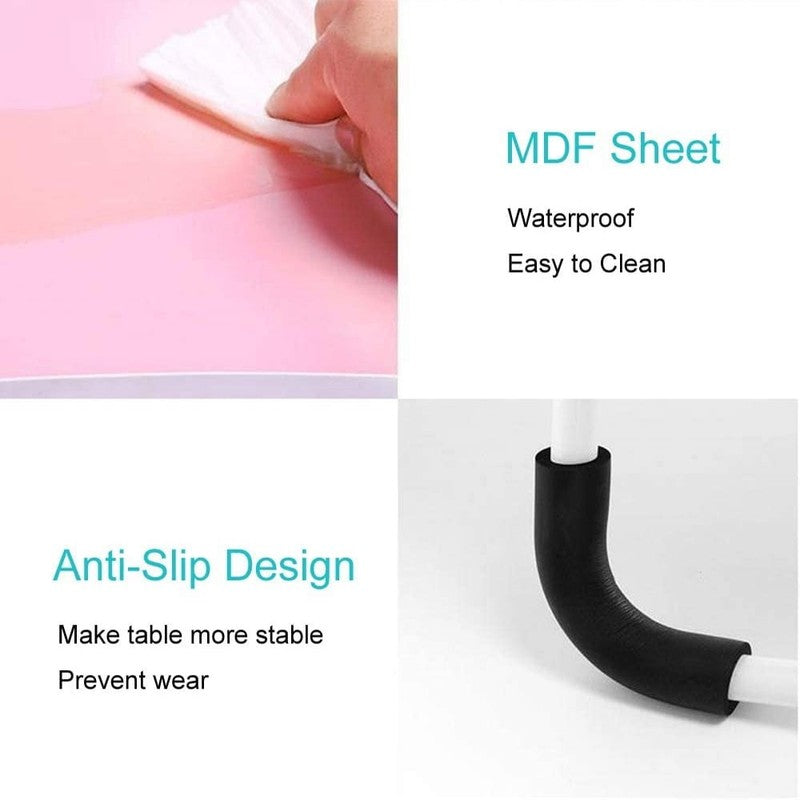 Laptop Desk Foldable Bed Tray Table Stand for Bed/Sofa Couch Floor Pink2